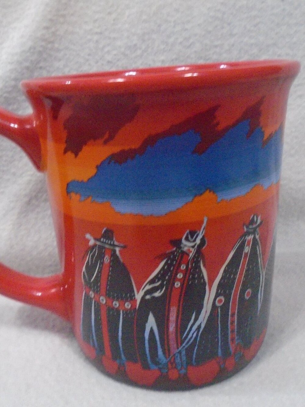 Pendleton Woolen Mills "Rodeo Sisters" Ceramic Coffee Legendary Collection Mug - Picture 4 of 7